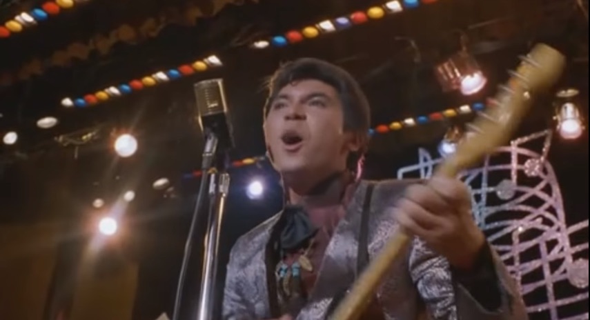 Ritchie Valens on stage performing