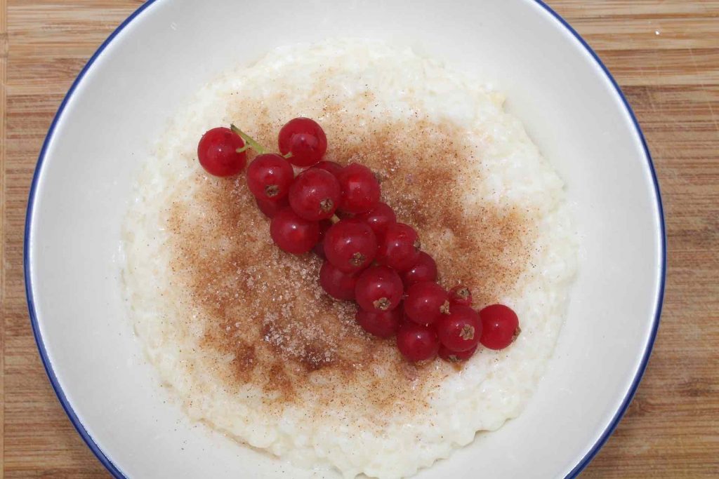 Picture of rice pudding