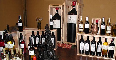Spanish wine bottles